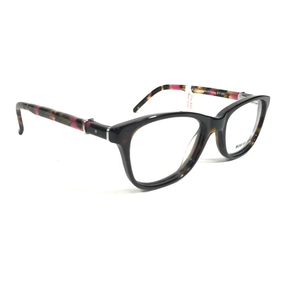 Robert Marc Eyeglasses Frames 817-231 Pink Brown Tortoise Rectangular 48-18-130